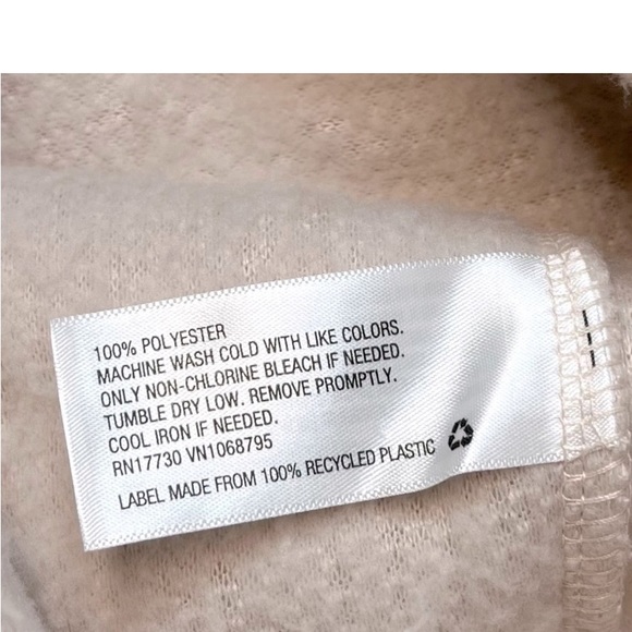 NWT A New Day Soft Sherpa Cowl Neck Pullover Sweater Light Pink Size L Pullover - Picture 7 of 9